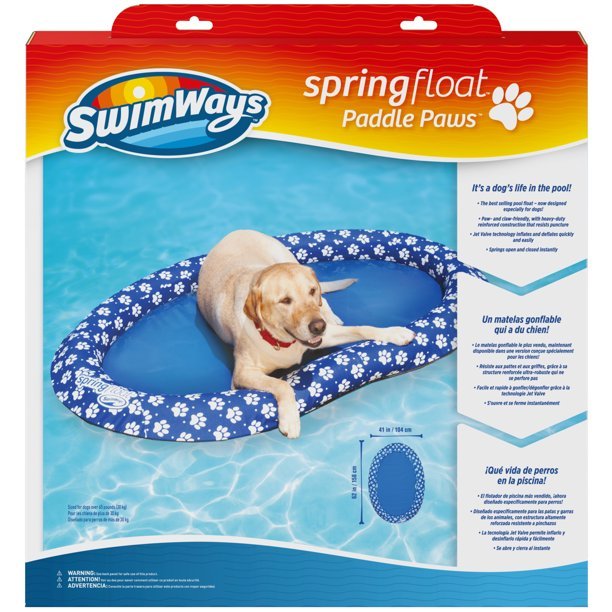 Swimways-Spring-Float-Paddle-Paws-Dog-Pool-Float